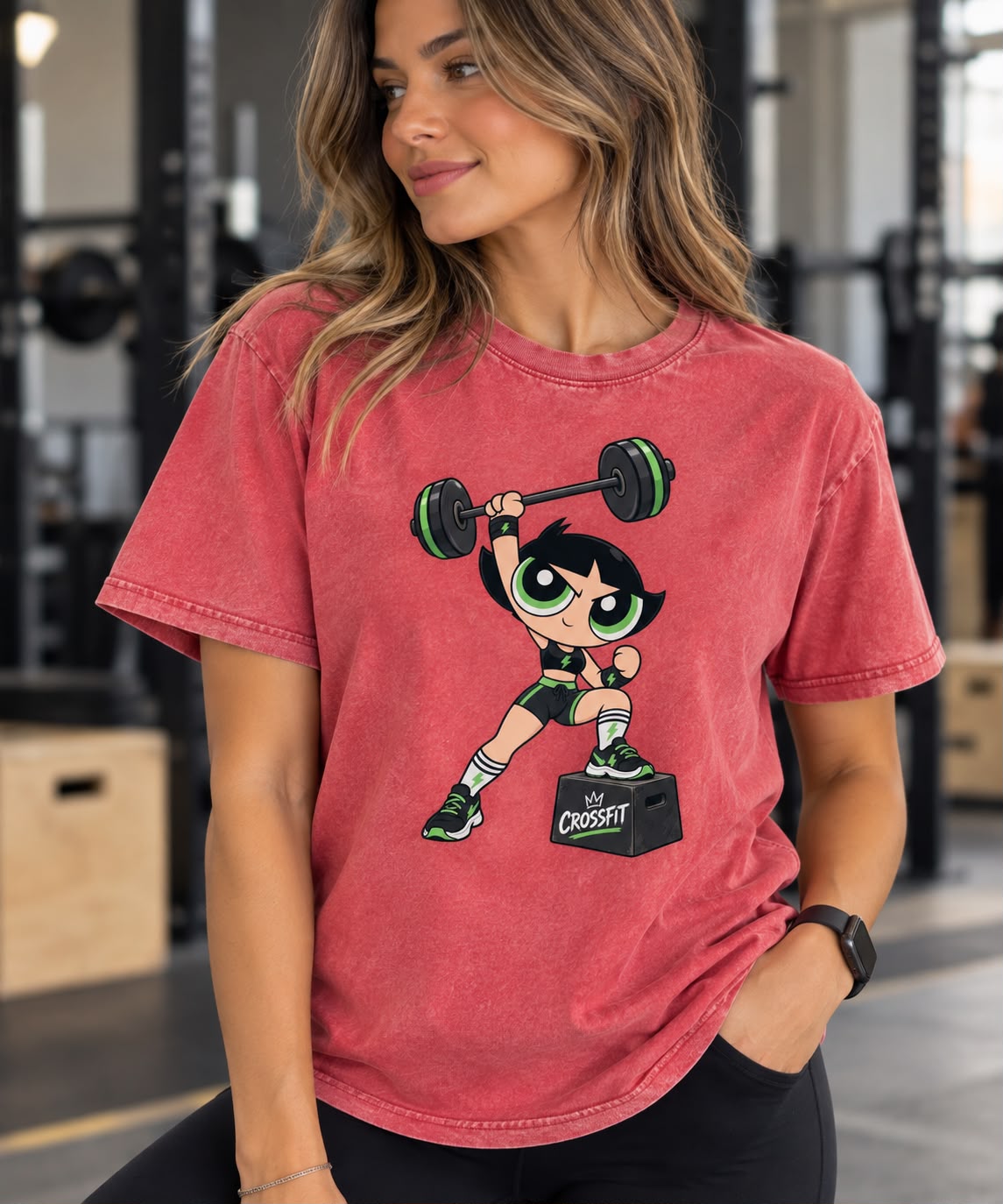Bellota Crossfit Rojo Jaspeado
