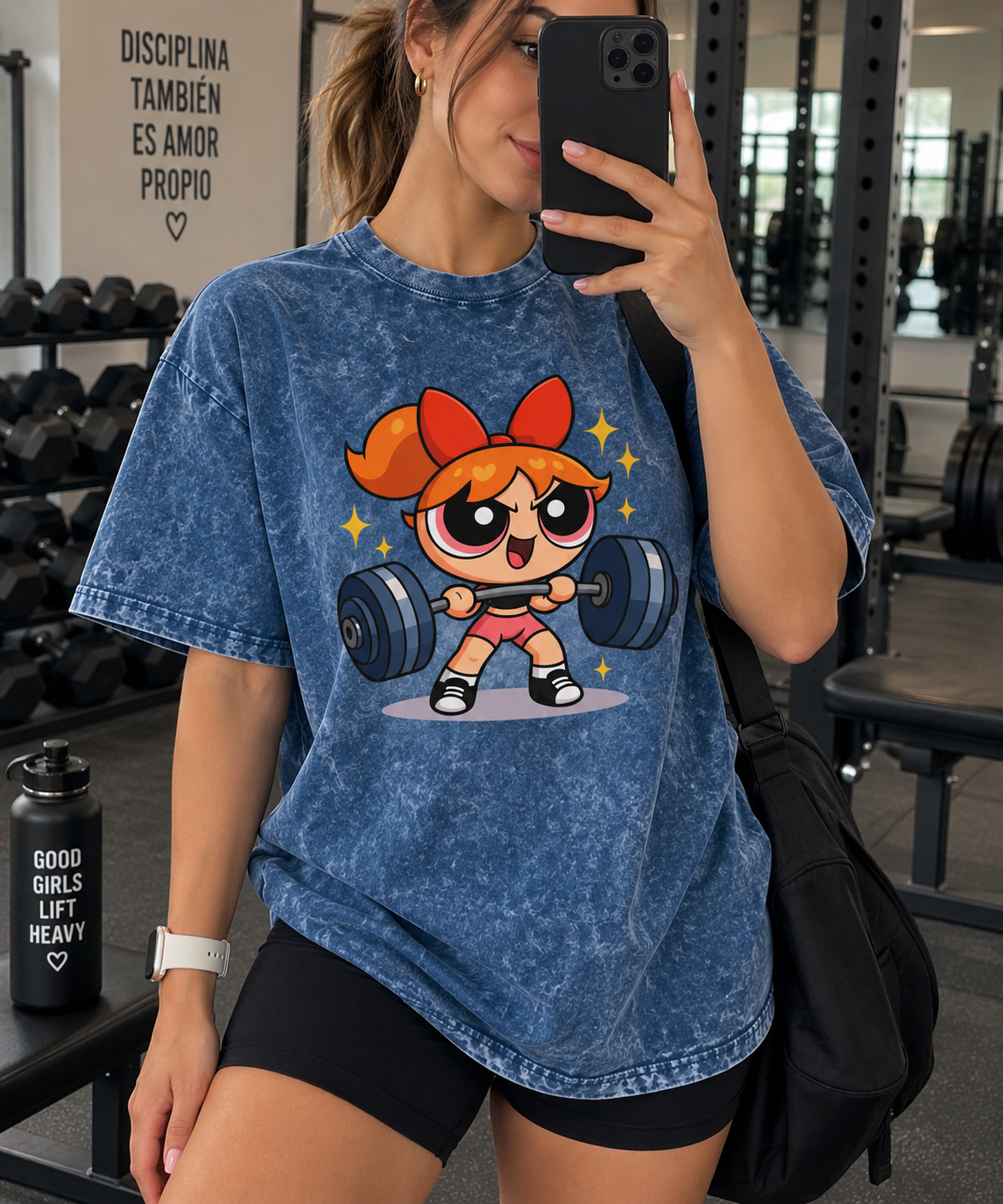 Polera Chica Bombom Jaspeada