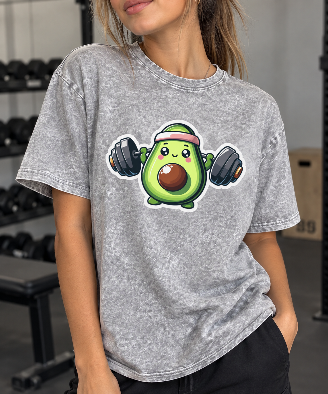 Polera Palta Musculosa Jaspeada