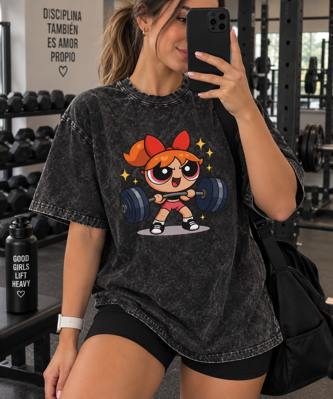 Polera Chica Bombom Jaspeada