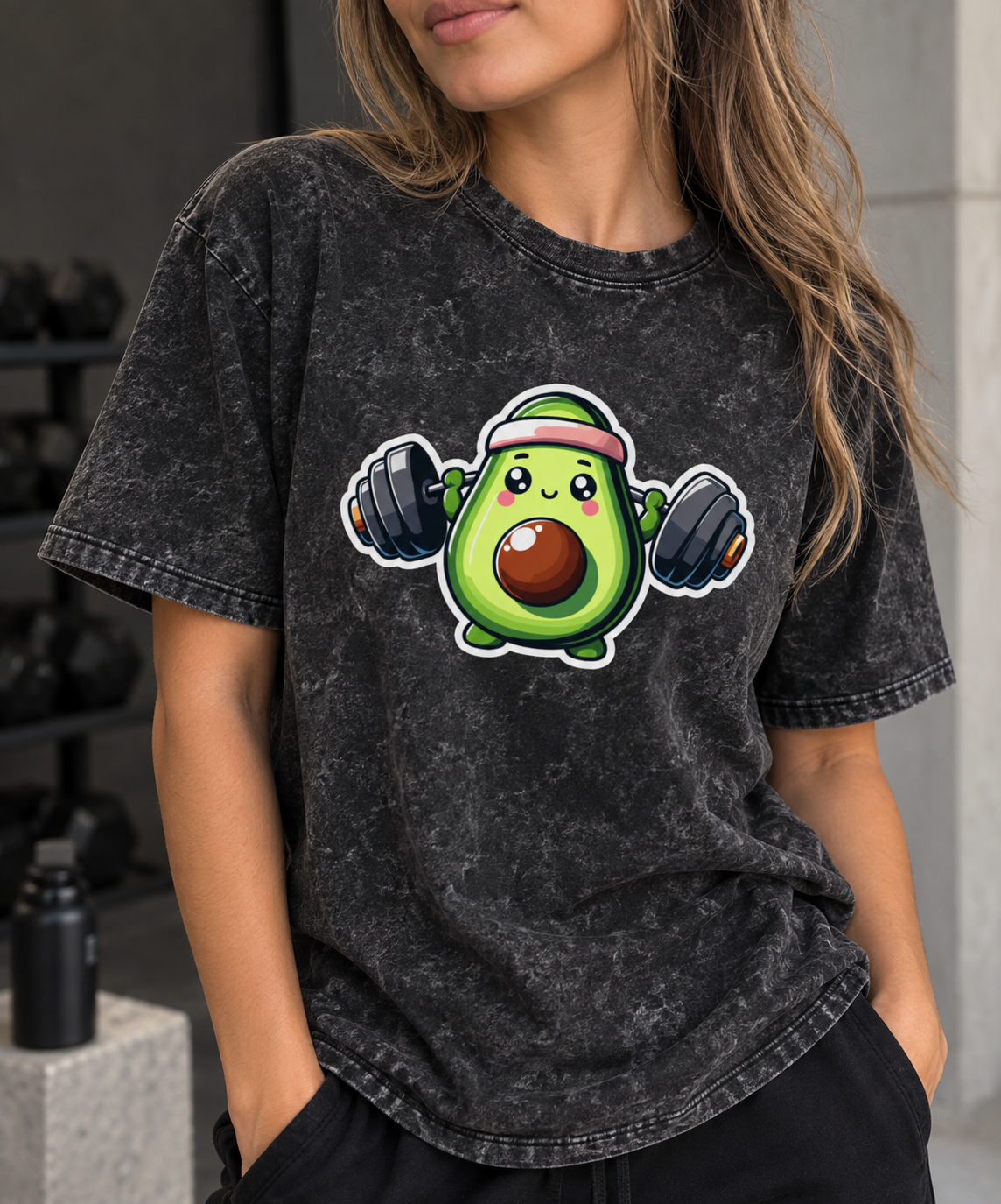 Polera Palta Musculosa Jaspeada
