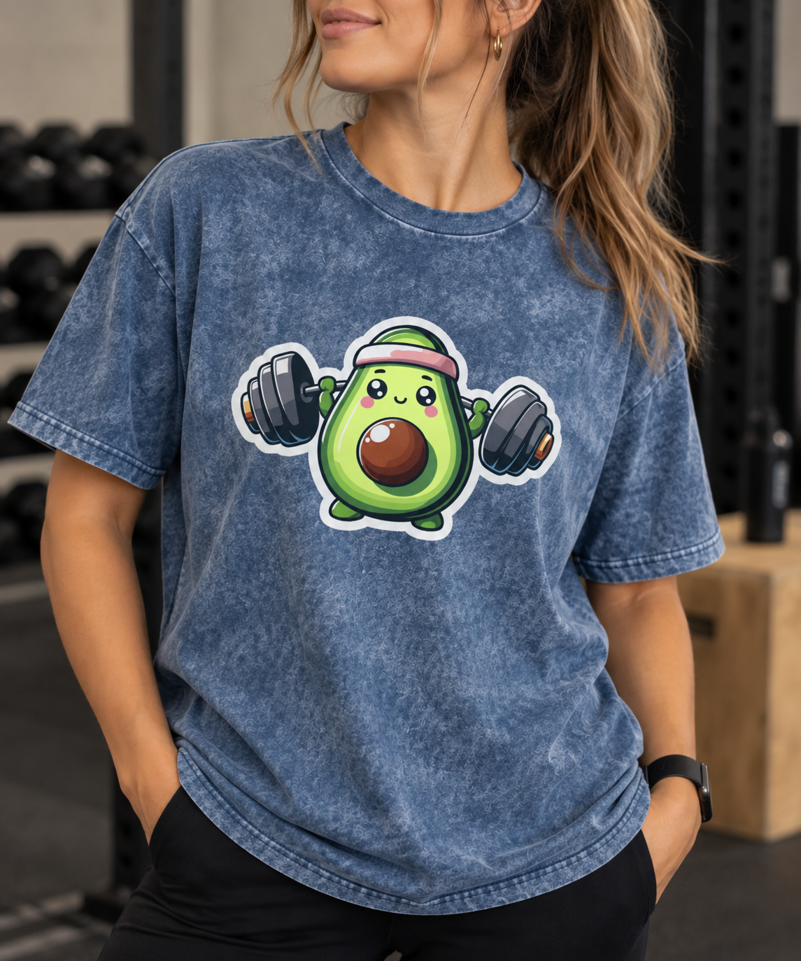 Polera Palta Musculosa Jaspeada