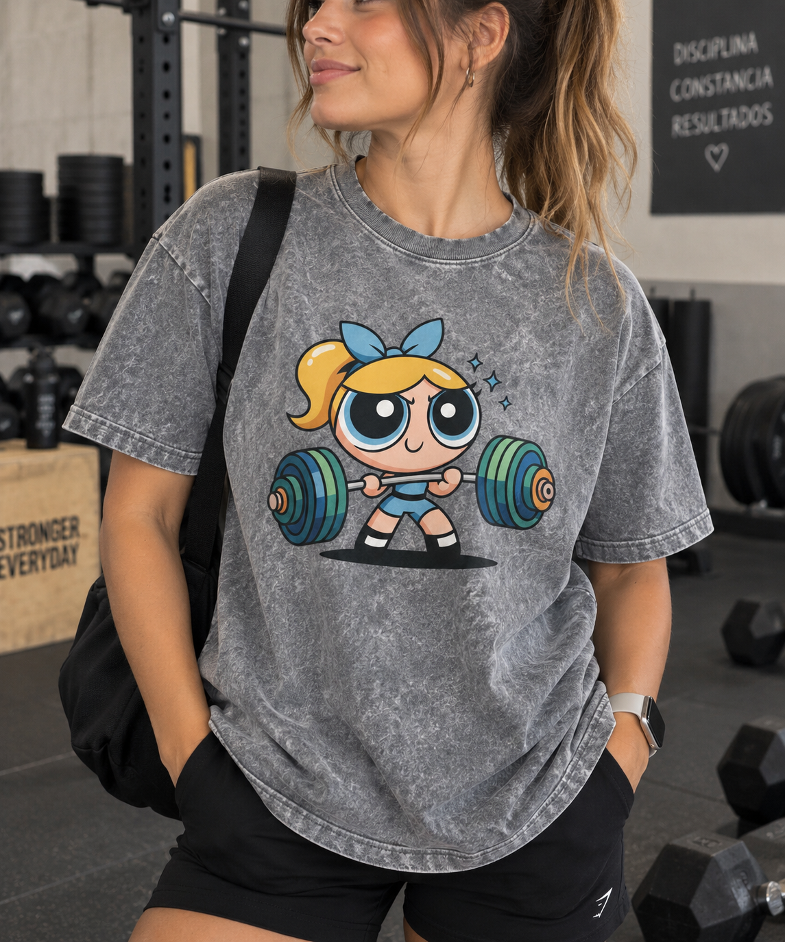 Polera Chica Burbuja Jaspeada