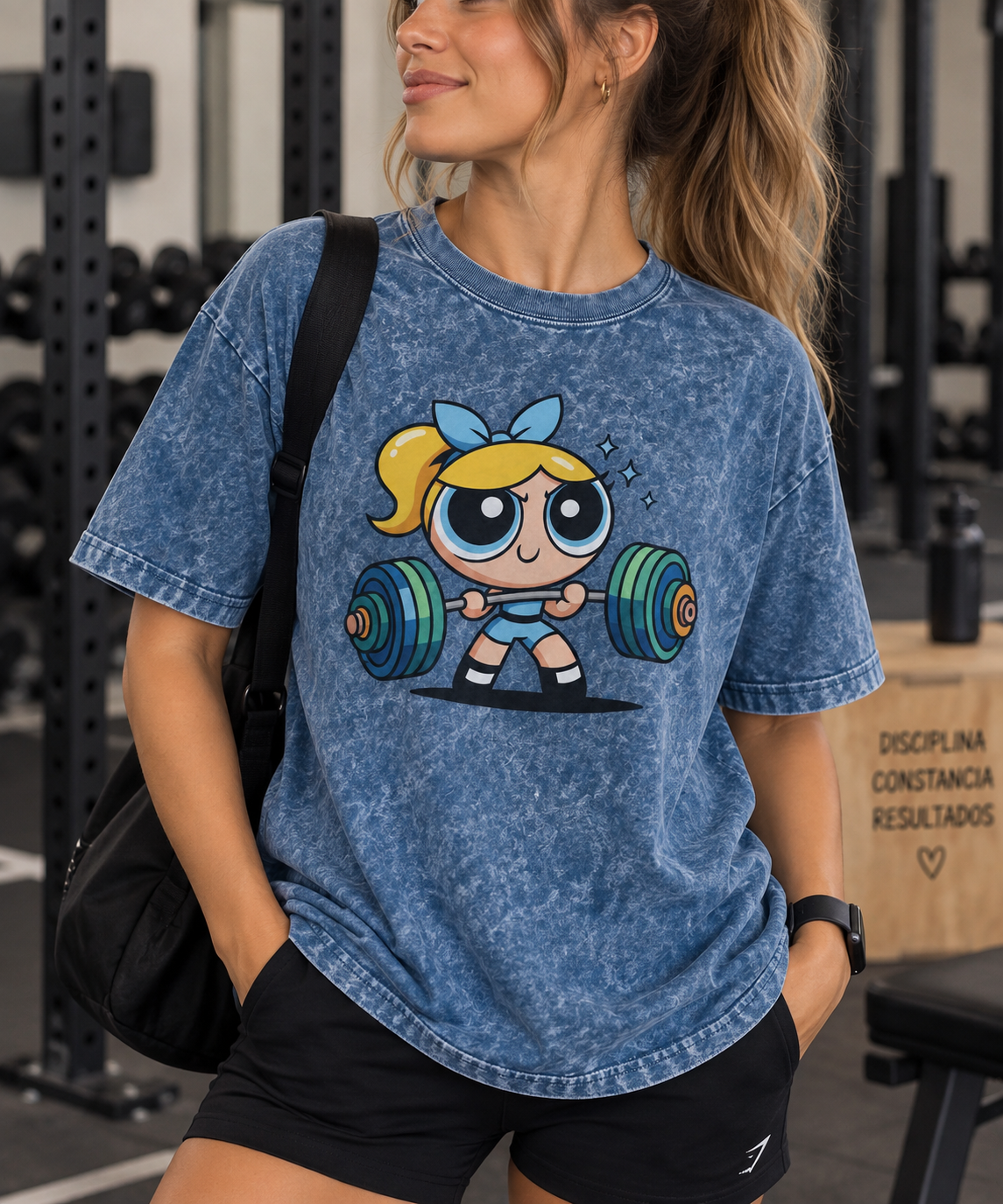Polera Chica Burbuja Jaspeada