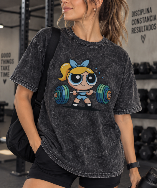 Polera Chica Burbuja Jaspeada