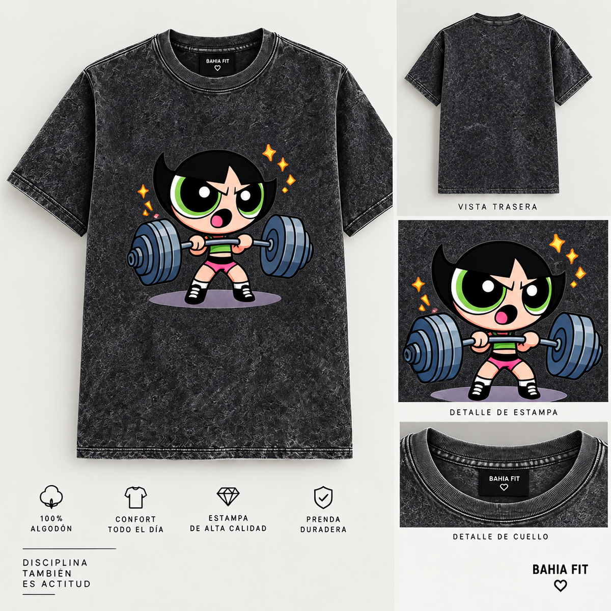 Polera Bellota Jaspeada